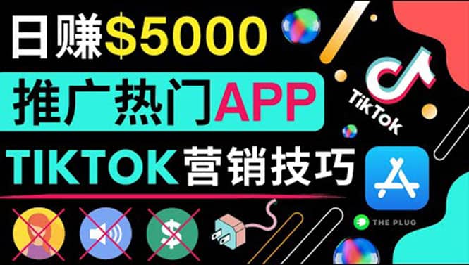 无需露脸，无需录音，无需投资，TIKTOK上传短视频，最高日入5000美元副业联盟-网创项目资源站-副业项目-创业项目-搞钱项目副业联盟