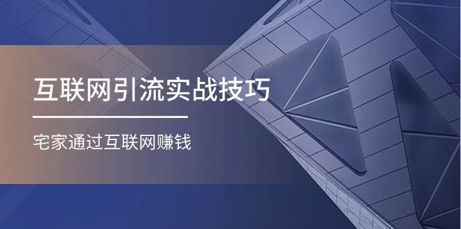 互联网引流实操技巧(适合微商，吸引宝妈)，宅家通过互联网赚钱（17节）副业联盟-网创项目资源站-副业项目-创业项目-搞钱项目副业联盟