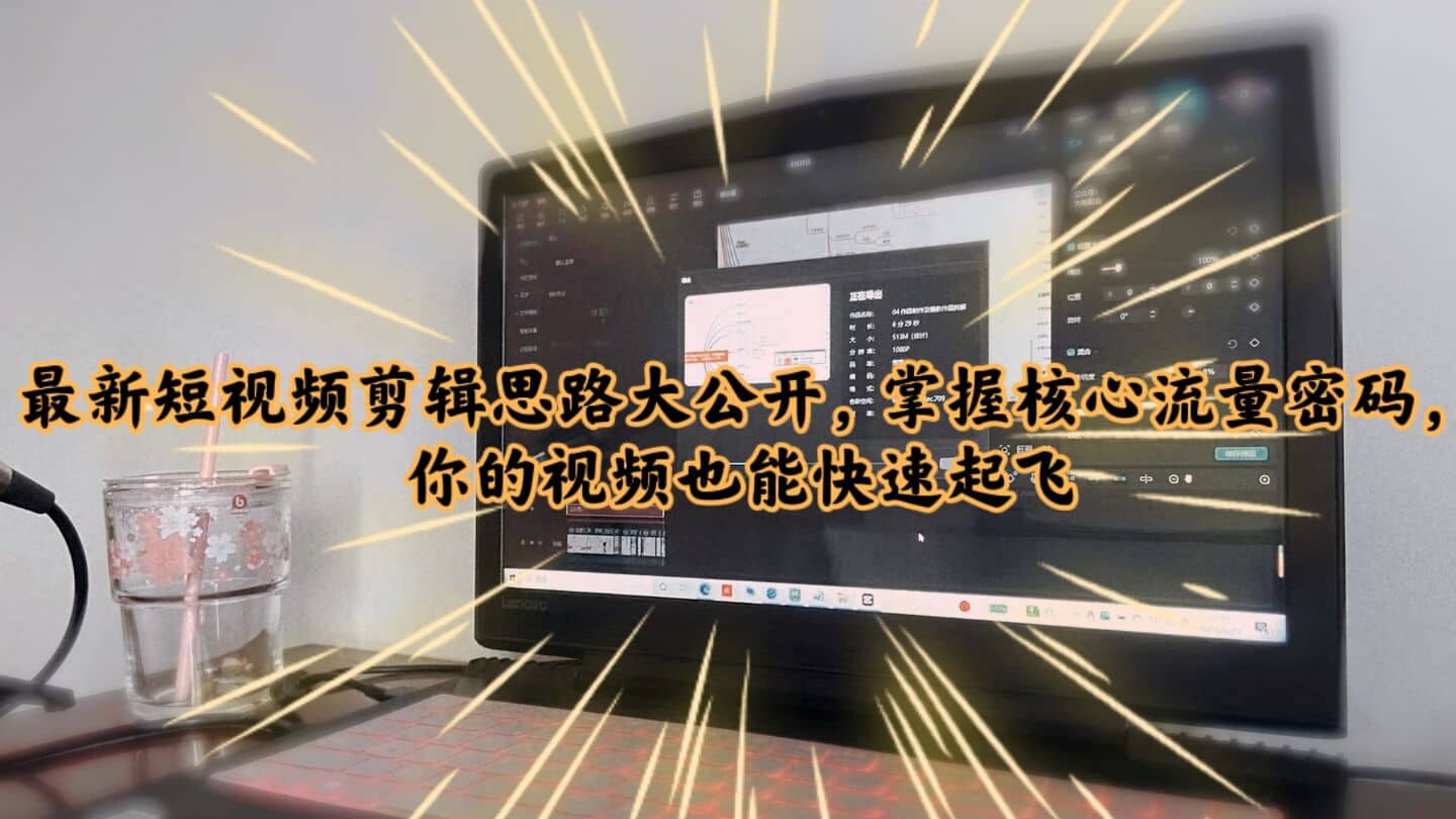 最新短视频剪辑思路大公开，掌握核心流量密码，你的视频也能快速起飞副业联盟-网创项目资源站-副业项目-创业项目-搞钱项目副业联盟