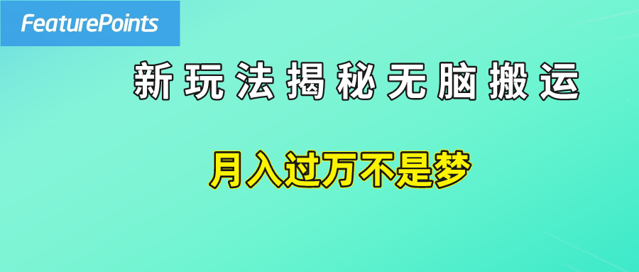 简单操作，每天50美元收入，搬运就是赚钱的秘诀！副业联盟-网创项目资源站-副业项目-创业项目-搞钱项目副业联盟