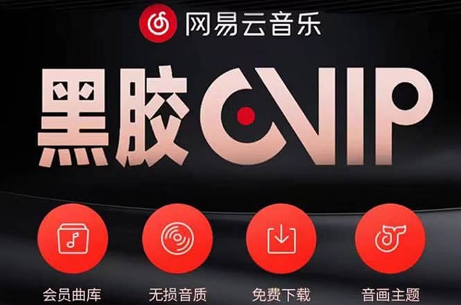 网易云撸黑胶年卡及变现方法，收益可无限放大副业联盟-网创项目资源站-副业项目-创业项目-搞钱项目副业联盟