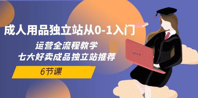 成人用品独立站从0-1入门，运营全流程教学，七大好卖成品独立站推荐-6节课副业联盟-网创项目资源站-副业项目-创业项目-搞钱项目副业联盟